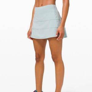 Lululemon Pace Rival Mid-Rise Skirt, Color: Hazy Jade, Size: 6. *Long